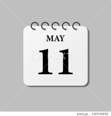 Icon page calendar day - 11 May 136549856