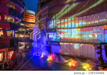 motion Fountain by screen of Gundam movie at Sun Plaza, Fukuoka motion Fountain by screen of Gundam movie at Sun Plaza, Fukuoka 136550466