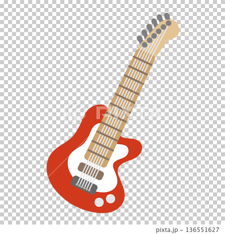 電吉他插圖 136551627