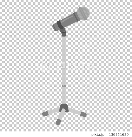スタンドマイク イラスト スタンドマイク イラスト 136551629