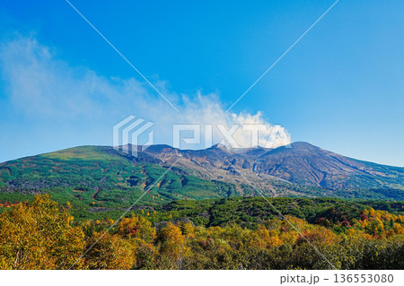 十勝岳望岳台の絶景 十勝岳望岳台の絶景 136553080