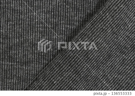 Layered ribbed fabric reverse side 136553333