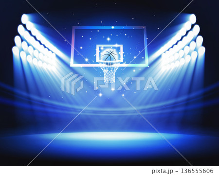 Basketball arena	 136555606