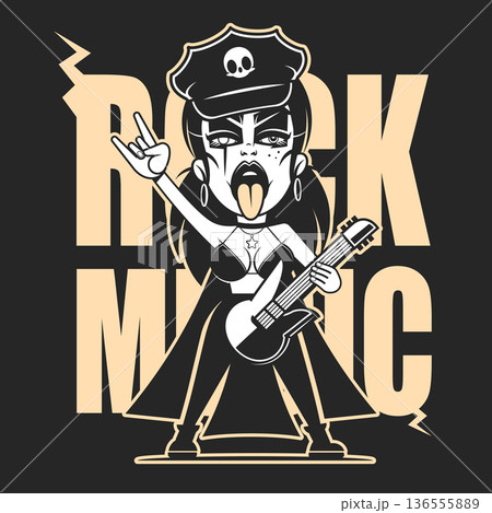 Complete professional drum kit vector logo with bass drum, toms and cymbals 136555889