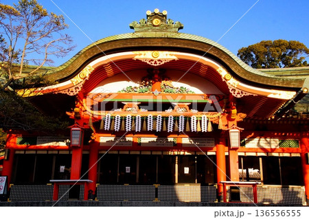 京都府 伏見稲荷大社 内拝殿 京都市伏見区深草藪之内町 京都府 伏見稲荷大社 内拝殿 京都市伏見区深草藪之内町 136556555