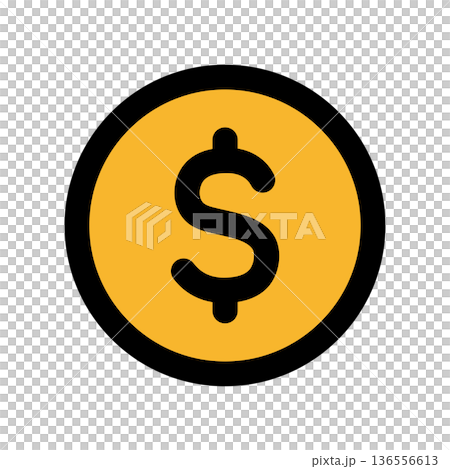 Dollar sign financial icon Dollar sign financial icon 136556613