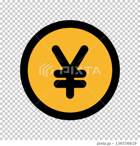 Yen symbol financial icon: expenditure, income, etc. Yen symbol financial icon: expenditure, income, etc. 136556619