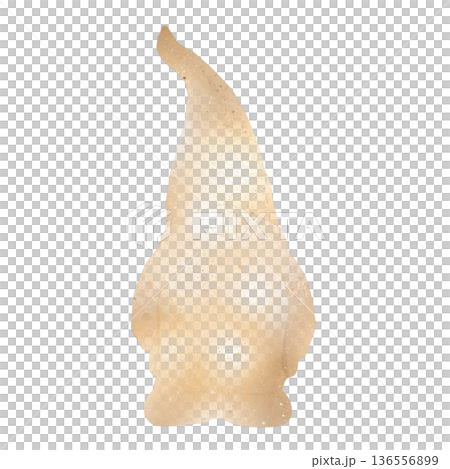 Lighted Gnome Decoration for Home in Cozy Setting During Evening Hours in Fall 136556899