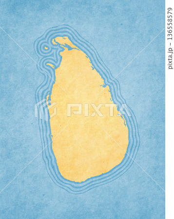 Map of Sri Lanka 136558579