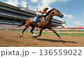 競走馬　競馬 136559022