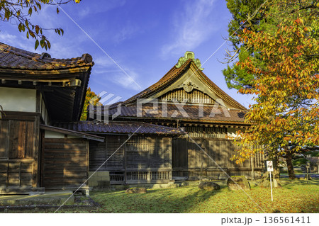 鶴岡　庄内藩校　致道館　講堂　山形県鶴岡市 136561411