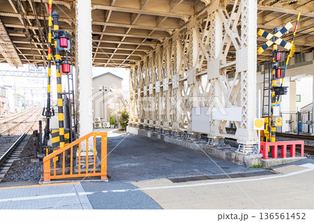 九条跨線橋　東福寺駅周辺　（京阪・JR線） 136561452