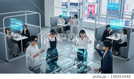 集中ブースで創るARワークスペース 136561648