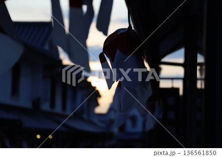 『白壁の町並み 金魚ちょうちん』 山口県柳井市観光 『白壁の町並み 金魚ちょうちん』 山口県柳井市観光 136561850