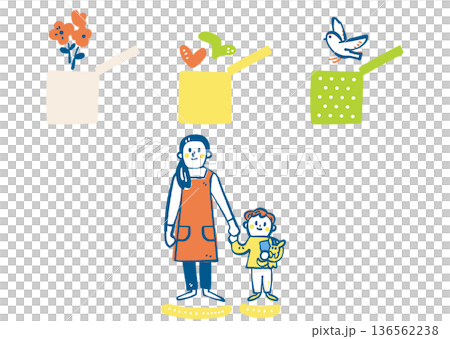 期待と不安を抱えながら新しい生活へ踏み出す親子。多文化共生と共にある日々の暮らし 136562238
