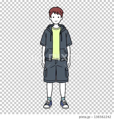 Male student in casual clothes Male student in casual clothes 136562242