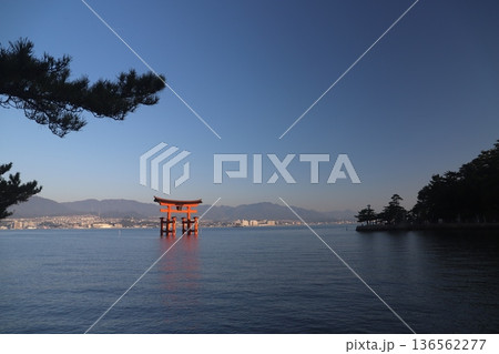 【広島県宮島】厳島神社 宮島の風景 136562277