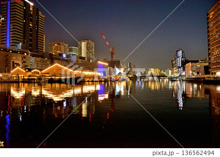 お洒落な天王洲の夜景 136562494