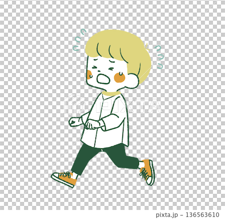 跑步的孩子 - 4 種顏色 跑步的孩子 - 4 種顏色 136563610