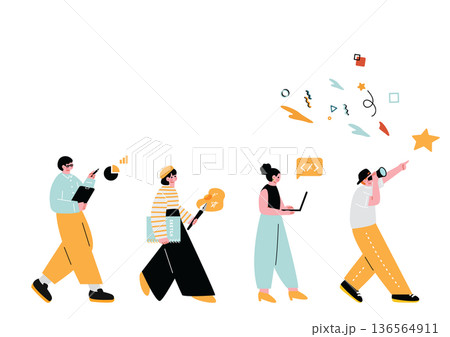 チームワーク チームワーク 136564911