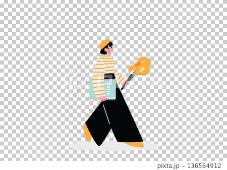 插畫家的女人 插畫家的女人 136564912