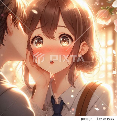 美しいキス、魅惑のキス、ロマンティックキス 136564933