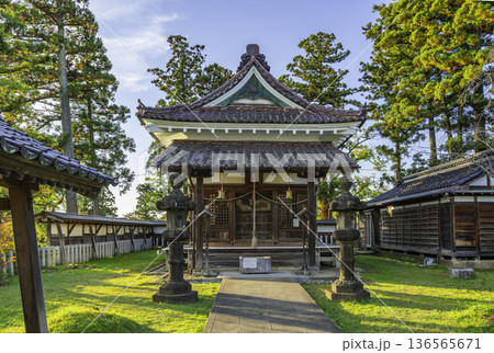 鶴岡公園 鶴ヶ岡城址 鶴岡護国神社 社殿 山形県鶴岡市 鶴岡公園 鶴ヶ岡城址 鶴岡護国神社 社殿 山形県鶴岡市 136565671