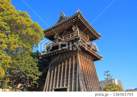愛知県名古屋市、宮の渡し公園の風景 136565705