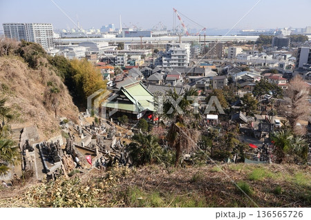 牛頭山からの眺望（神奈川県横浜市磯子区杉田5丁目） 136565726