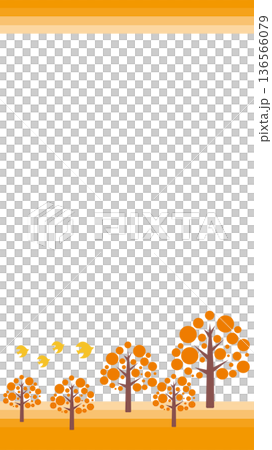 秋の森のイラスト 紅葉の季節の背景イラスト 秋の森のイラスト 紅葉の季節の背景イラスト 136566079