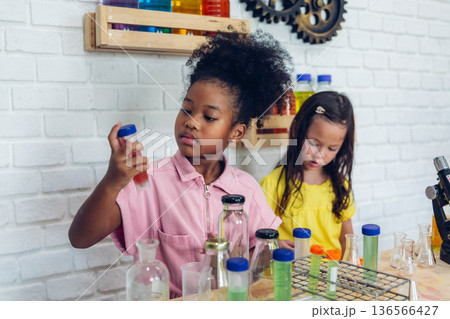 Girl is study in the Classroom. Girl is study in the Classroom. 136566427