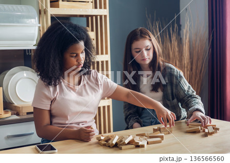 Girl is study in the Classroom. Girl is study in the Classroom. 136566560