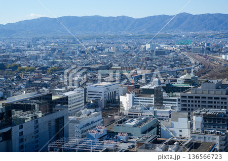 ニデック京都タワーから見た京都市街地(2026年1月撮影) ニデック京都タワーから見た京都市街地(2026年1月撮影) 136566723