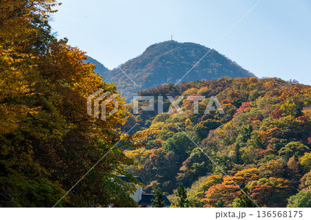 群馬県渋川市伊香保町伊香保 伊香保の風景 群馬県渋川市伊香保町伊香保 伊香保の風景 136568175