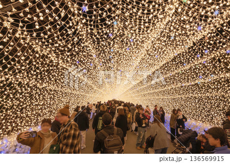 光のトンネル 光のトンネル 136569915