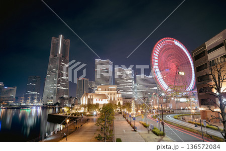 みなとみらいの夜景 136572084