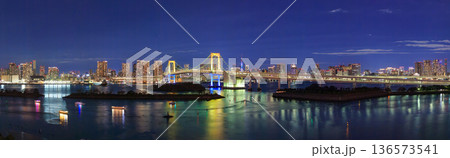 東京_お台場イルミネーション夜景 136573541