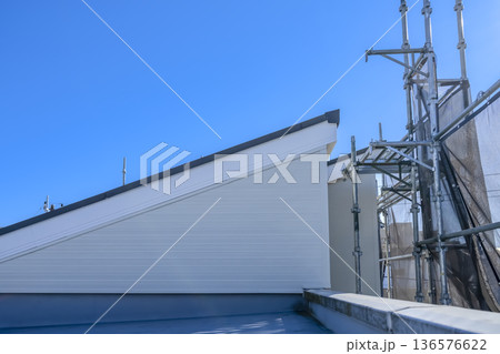 戸建て家屋の外壁修繕工事 外壁・屋根 外張り断熱リフォーム 戸建て家屋の外壁修繕工事 外壁・屋根 外張り断熱リフォーム 136576622