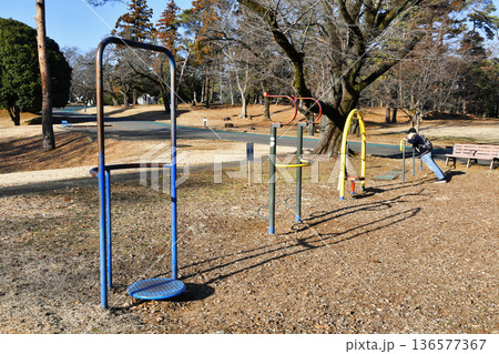 狭山稲荷山公園_健康遊具広場_03 狭山稲荷山公園_健康遊具広場_03 136577367