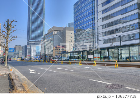 広島駅前通り稲荷町電停前<2026年2月> 広島駅前通り稲荷町電停前<2026年2月> 136577719