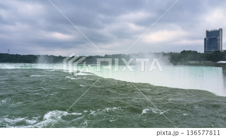 ナイアガラの滝～アメリカ滝 滝口 / Niagara Falls, USA and Canada 136577811
