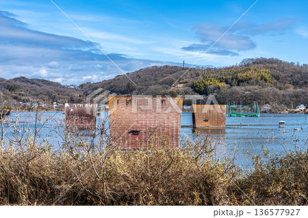 水没したリゾート施設1　岡山県瀬戸内市 136577927