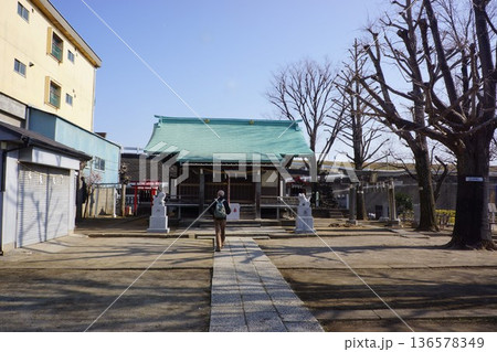 東京都足立区宮城一丁目の宮城氷川神社の風景 東京都足立区宮城一丁目の宮城氷川神社の風景 136578349
