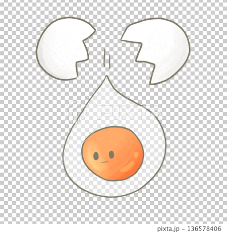 R:もっとメルヘンな卵料理☆生卵　割る③ 136578406