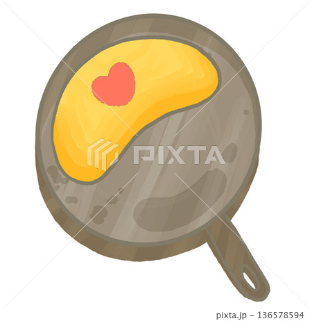 R:もっとメルヘンな卵料理☆オムレツとフライパン④ 136578594