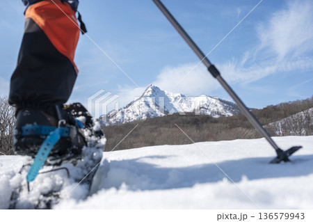 スノーシュートレッキングのイメージ　大山鏡ヶ成   136579943