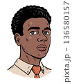 Young Business Man Portrait in Pop Art Style 136580157