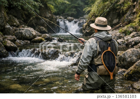 岩の糸(渓流竿) 136581103