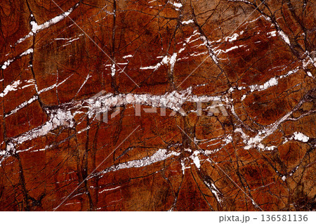 Modern White Fire Gold - marble background, texture in elegant brown tone for your stylish interior. 136581136