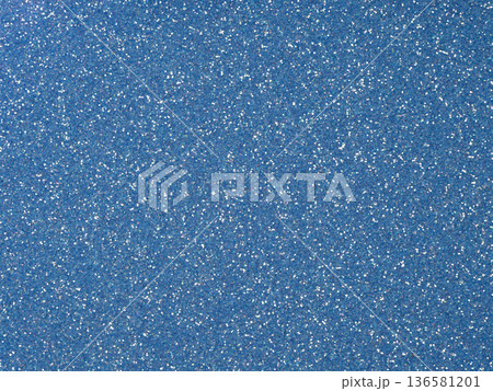 Soft blue, navy, sapphirine, indigo color glitter texture. Sparkling, shiny background for Christmas or xmas holiday seasonal wallpaper decoration, greeting and wedding invitation card design element. 136581201